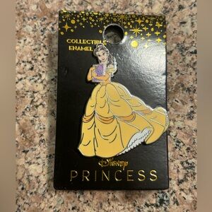 Disney Belle Character Enamel Pin - Yellow and Black